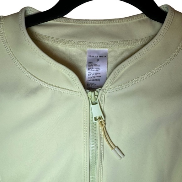 NWT GOOD AMERICAN- Scuba Rash Guard Swimsuit - Picture 4 of 7